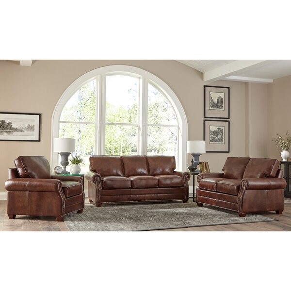 Leather sofa store set for sale